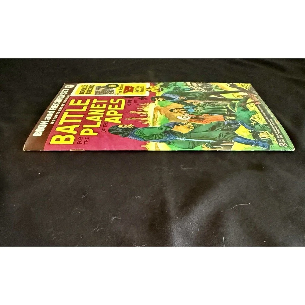 Battle For The Planet of the Apes Book & Record Vintage 1974 Near Perfect Condit